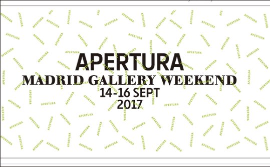 Apertura Madrid Gallery Weekend 2017